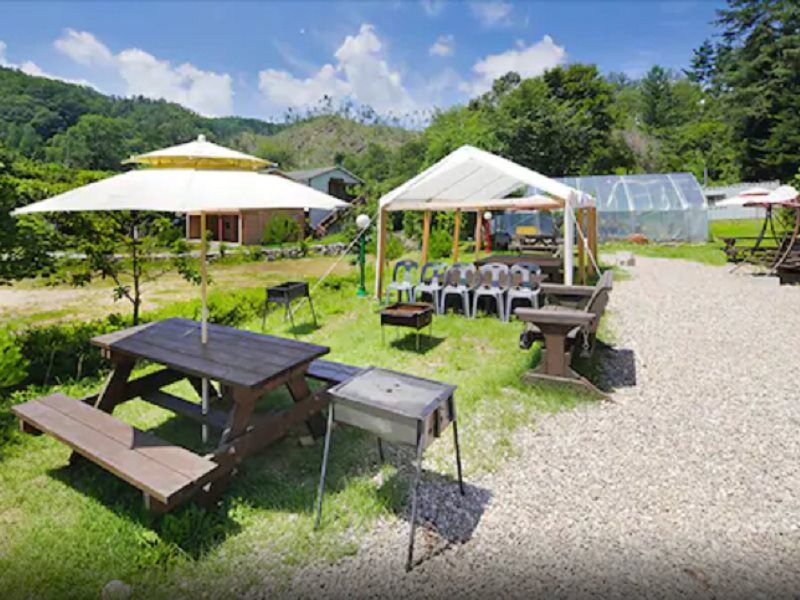 Pyeongchang Bongpyeong Starlight Pension Exterior foto